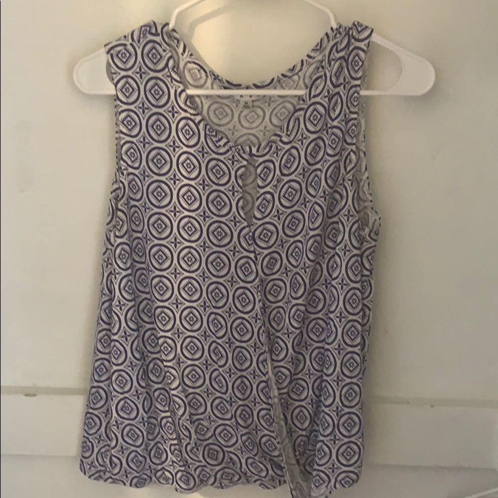 Cabi key hole neck with cross over bottom